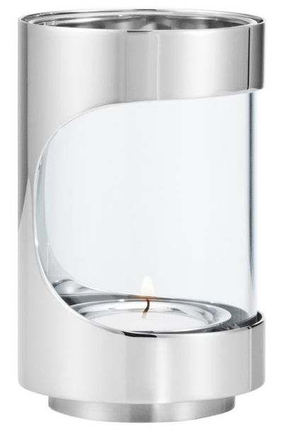 Georg Jensen Georg Jensen Chrome Contours Tealight Candle Holder