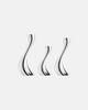 Georg Jensen Georg Jensen Cobra set of 3 stainless steel candle holders by Constantin Wortmann - 1