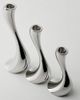 Georg Jensen Georg Jensen Cobra set of 3 stainless steel candle holders by Constantin Wortmann - 2