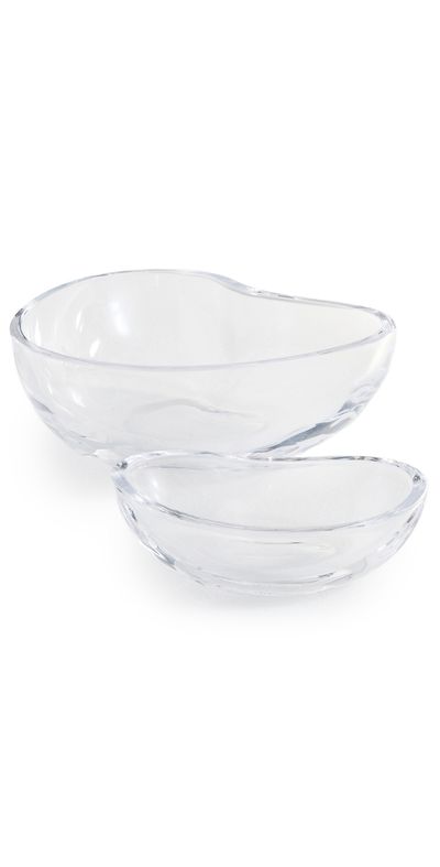 Georg Jensen Georg Jensen Indulgence Caviar Dish Set of 2 Clear One