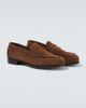 George Cleverley George Cleverley Cannes suede penny loafers - 1