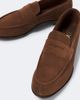 George Cleverley George Cleverley Cannes suede penny loafers - 3