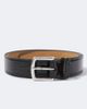 George Cleverley George Cleverley Croc-effect patent leather belt - 1
