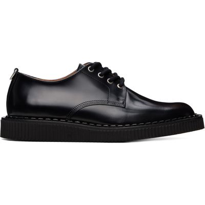 George Cox George Cox Black 4 Eyelet Derbys