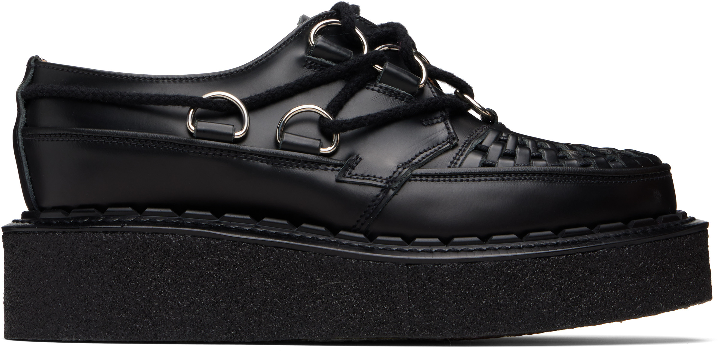 George Cox - Black D-Ring Tie Skipton Derbys