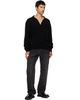 George Cox George Cox Black Hatton Monk Loafers - 5