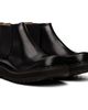 George Cox George Cox Black Ripple Bump-Toe Chelsea Boots - 4