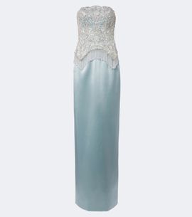 Georges Hobeika Georges Hobeika Embellished satin corset gown