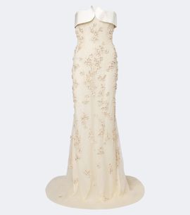 Georges Hobeika Georges Hobeika Embellished tulle bustier gown