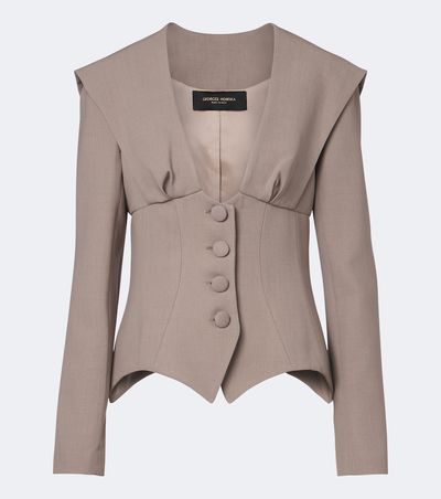 Georges Hobeika Georges Hobeika Single-breasted silk-blend jacket