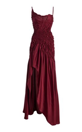 GEORGIA HARDINGE GEORGIA HARDINGE Eclipse Metallic Chiffon Maxi Dress