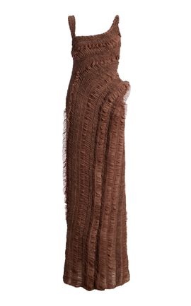 georgia hardinge utopia lace maxi dress THE UTOPIA DRESS PINK BESTSELLER The Utopia floor length dress showcases a captivating fossil-inspired design with elastic stitches that contour the body, offering flexibility for comfort while cinching