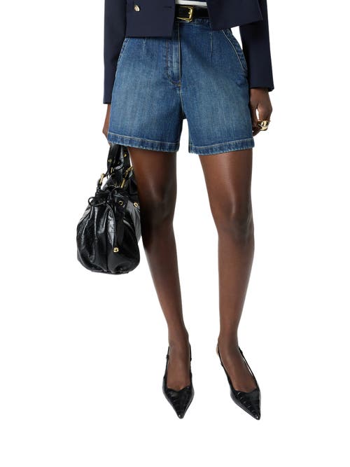 GERARD DAREL GERARD DAREL Adelia Mid-Rise Tailored Denim Shorts