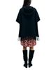 Gerard Darel Gerard Darel Ady Hooded Fringe Hem Cape Coat - 3