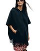 Gerard Darel Gerard Darel Ady Hooded Fringe Hem Cape Coat - 5