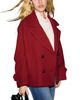 Gerard Darel Gerard Darel Alla Wool Blend Oversized Collar Coat - 5