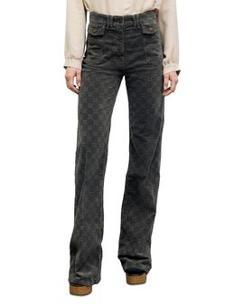 Gerard Darel Gerard Darel Anna High Rise Flare Jeans in Charcoal