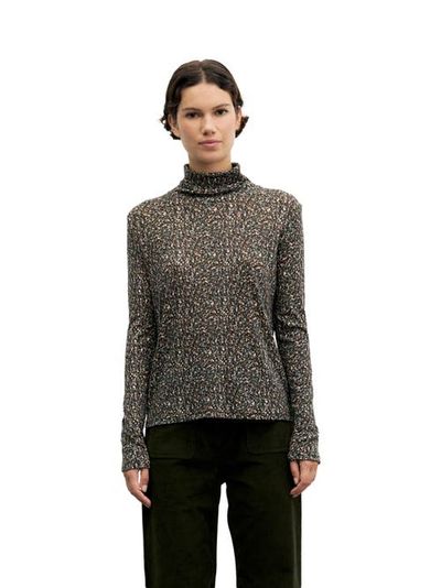 GERARD DAREL GERARD DAREL Beata Printed Turtleneck Top