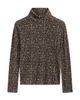 GERARD DAREL GERARD DAREL Beata Printed Turtleneck Top - 2
