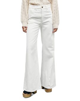 Gerard Darel Gerard Darel Bianca High Rise Straight Jeans in White