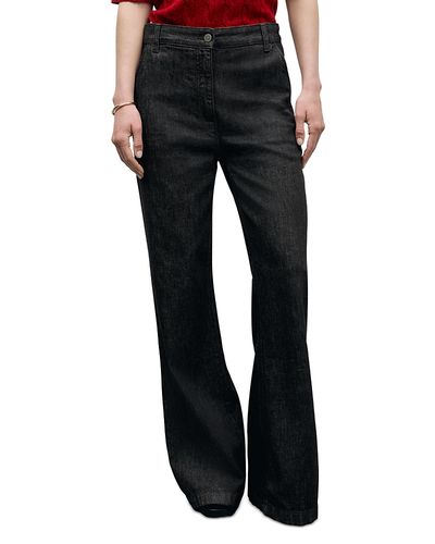Gerard Darel Gerard Darel Indie Wide Leg Jeans in Brown
