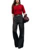 Gerard Darel Gerard Darel Indie Wide Leg Jeans in Brown - 2