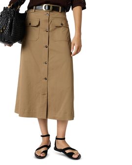 Gerard Darel Gerard Darel Jasmina Button Front Skirt