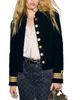 Gerard Darel Gerard Darel Joslyn Button Front Military Jacket - 6