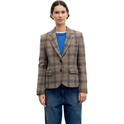 GERARD DAREL GERARD DAREL Juliane Wool Tartan Blazer