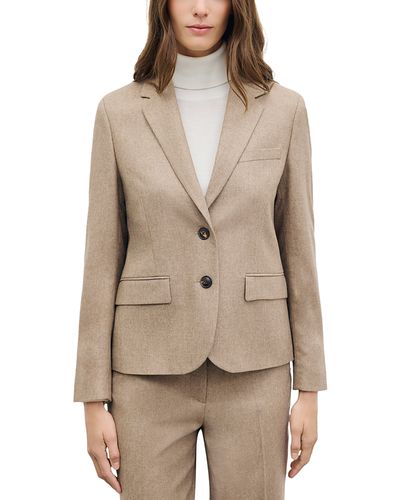 Gerard Darel Gerard Darel Jyli Notch Lapel Straight Fit Blazer