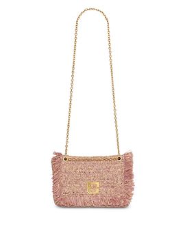 Gerard Darel Gerard Darel Le Fanny Purple Crochet Raffia Crossbody