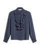 Gerard Darel Gerard Darel Loan Silk Ruffle Front Top - 6