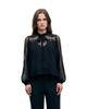 GERARD DAREL GERARD DAREL Lonnie Sheer Tie Neck Shirt - 1