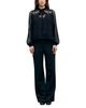 Gerard Darel Gerard Darel Lonnie Tie Neck Button Front Blouse - 2