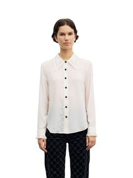 GERARD DAREL GERARD DAREL Loren Silk Crepe Blouse