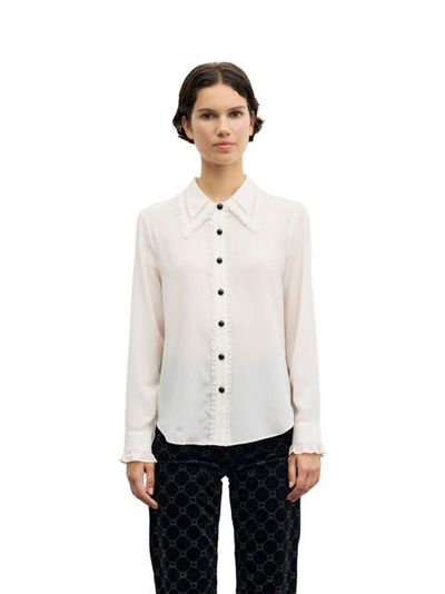 GERARD DAREL GERARD DAREL Loren Silk Crepe Blouse