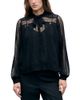 Gerard Darel Gerard Darel Lulu Pleated Lace Blouse - 1