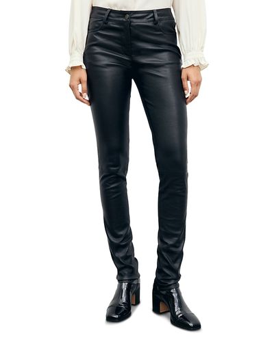 Gerard Darel Gerard Darel Muse Leather Straight Pants