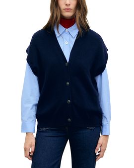 Gerard Darel Gerard Darel Reba Wool Cardigan Vest