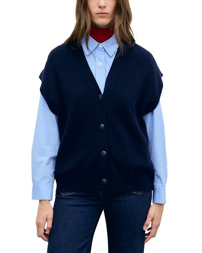 Gerard Darel Gerard Darel Reba Wool Cardigan Vest
