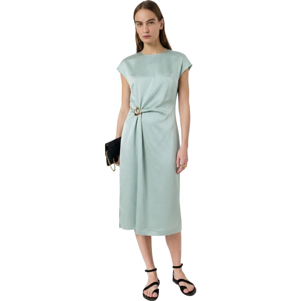 GERARD DAREL GERARD DAREL Rialya Buckle Detail Midi Dress