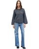 GERARD DAREL GERARD DAREL Ribbed Merino Alpaca Sculpted Pullover - 3