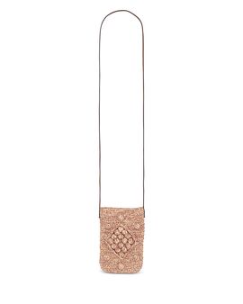 Gerard Darel Gerard Darel Rosie Raffia Phone Crossbody