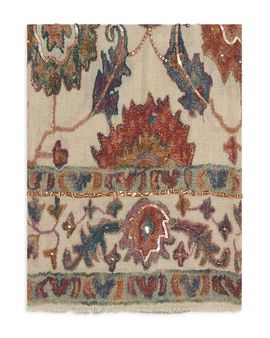 Gerard Darel Gerard Darel Soane Sequined Wool & Silk Scarf