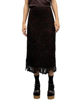 Gerard Darel Gerard Darel Tyra Lace Midi Skirt