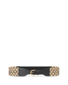 Gerard Darel Gerard Darel Women's Tyra Raffia & Leather Belt