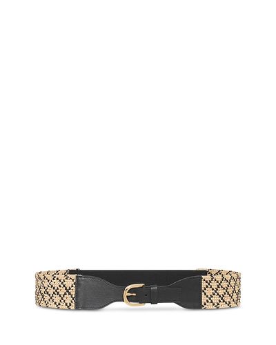 Gerard Darel Gerard Darel Women's Tyra Raffia & Leather Belt
