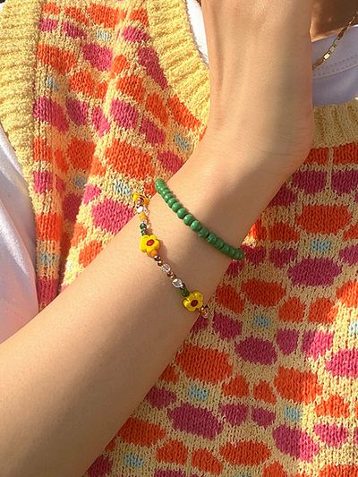 GETMEBLING [2 Set] Blooming Days Bracelets