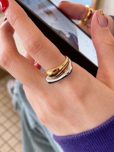 GETMEBLING [2Set] Groovy Ring