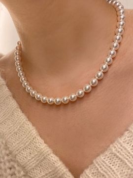 GETMEBLING Bold Pearl Necklace